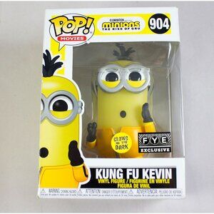 Funko Pop Minions Rise of Gru Kung Fu Kevin 904 FYE Exclusive Glow In The Dark